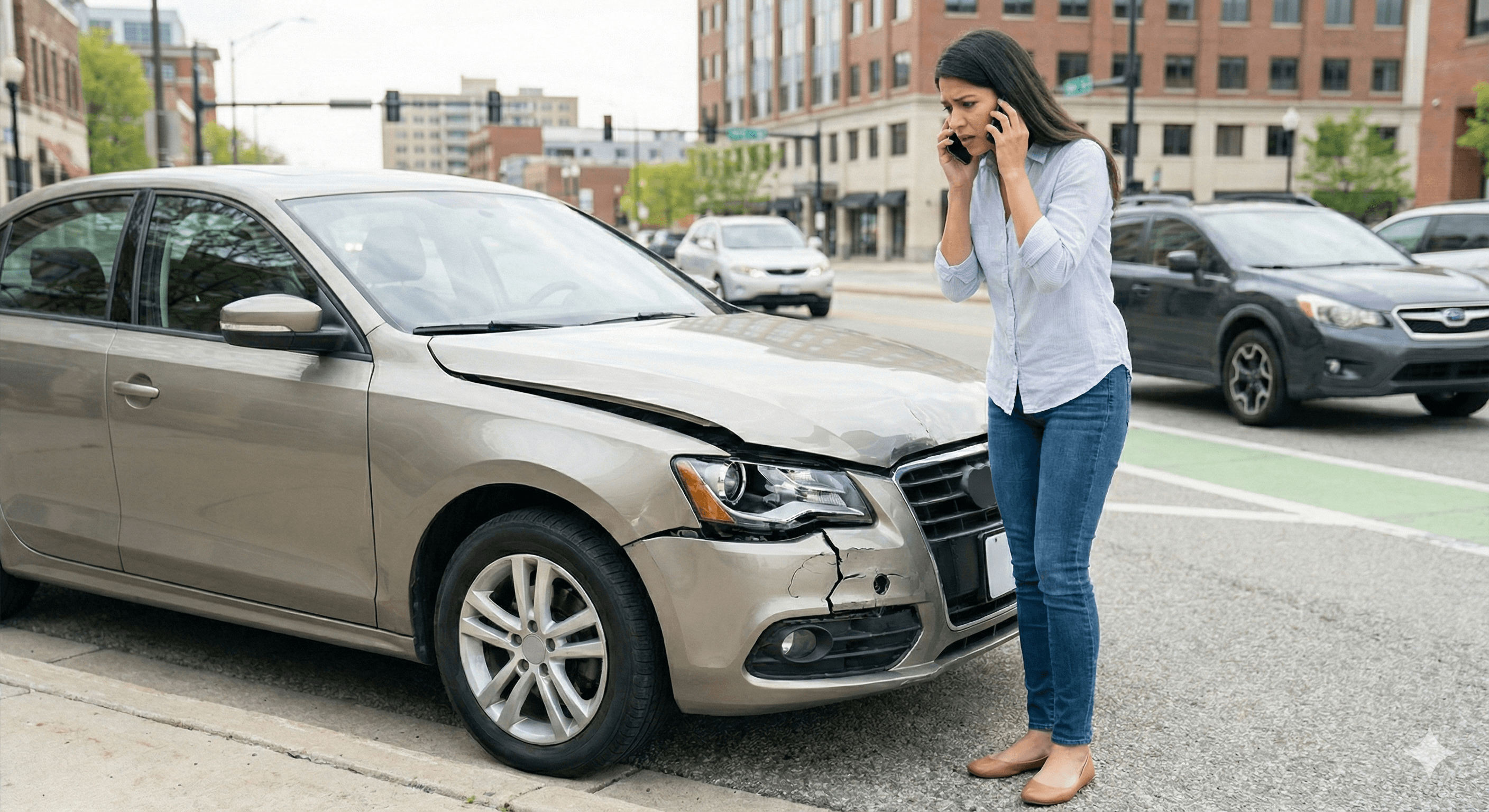 Kontakt aufnehmen nach einem Unfall
